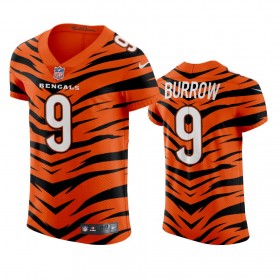 Camiseta Hombre NFL Cincinnati Bengals Joe Burrow 9 Orange City Edition